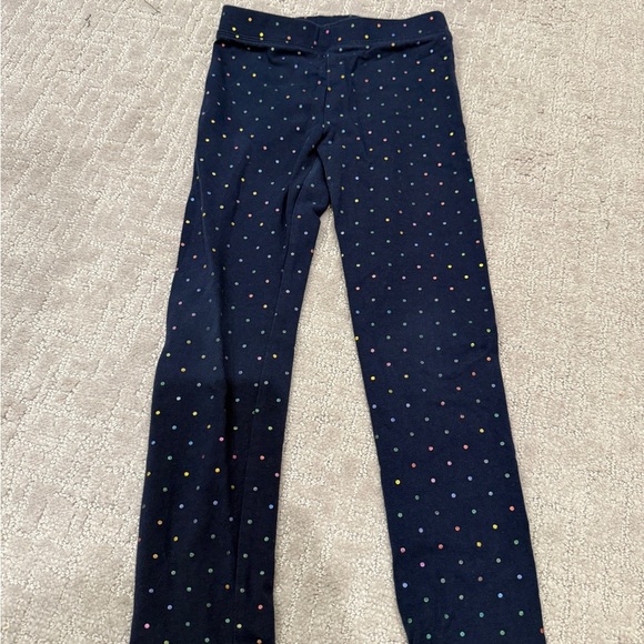 J. Crew Kids Leggings - Navy with Multicolor Dots - Picture 1 of 1